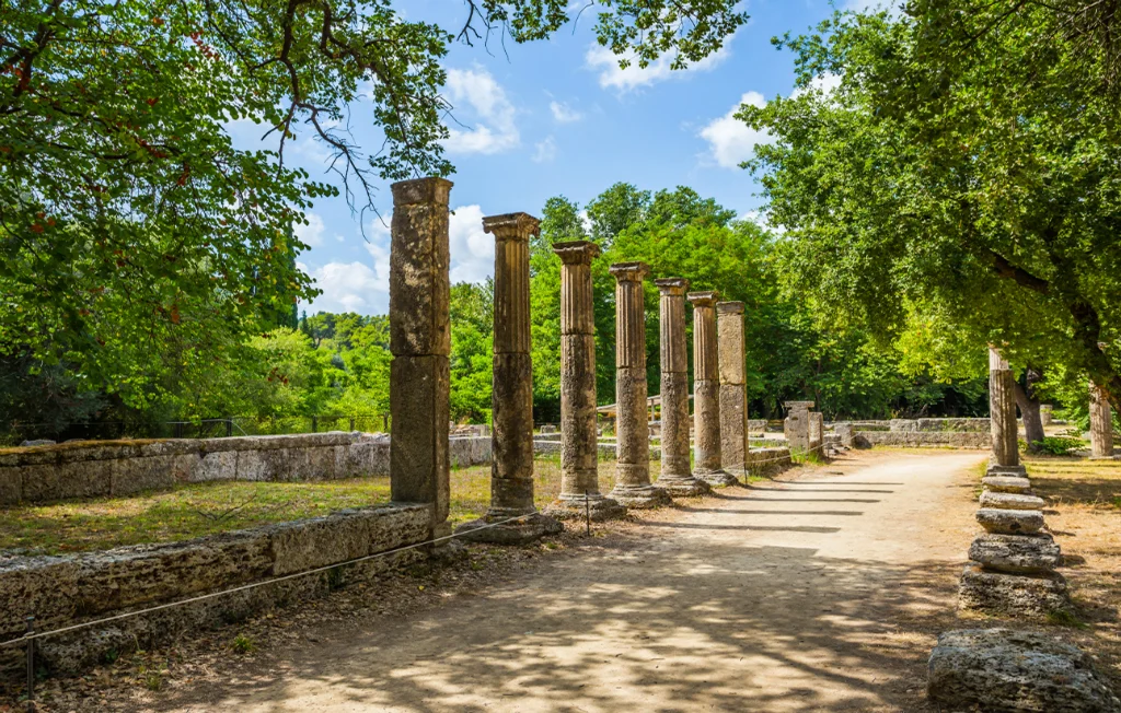 Ancient Olympia archaeological site